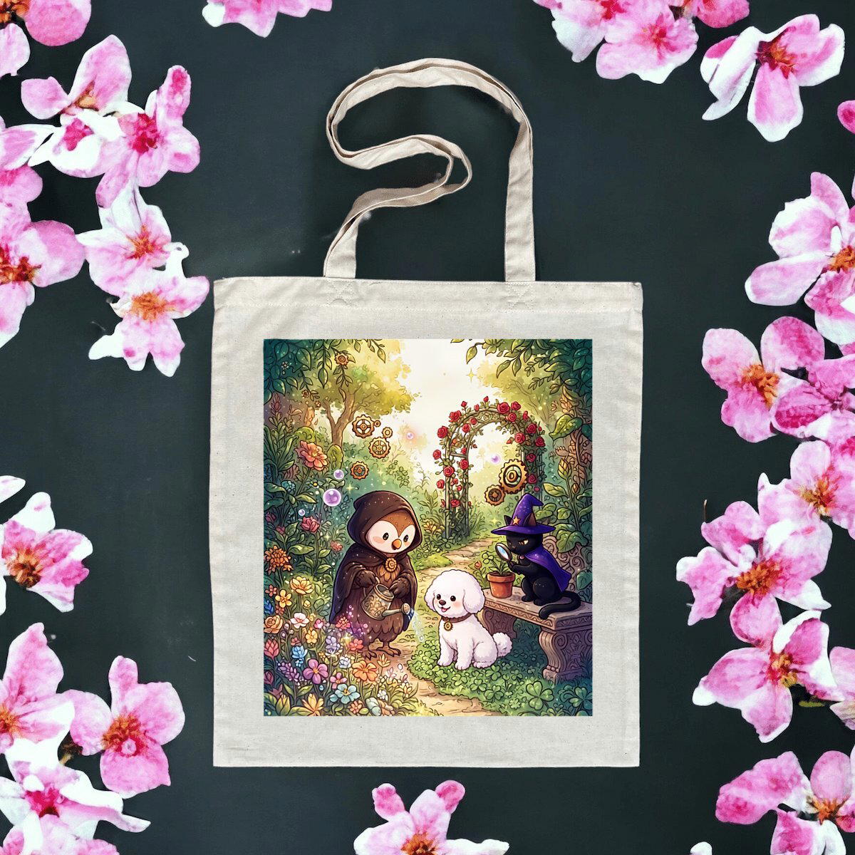 Totebag léger - jardin