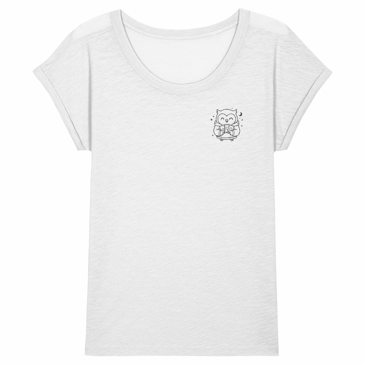 T-shirt Femme Slub - Chouette tarot - Image