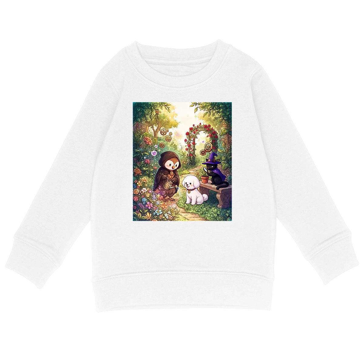 Sweat-shirt Léger Enfant - Jardin fleuri - Image
