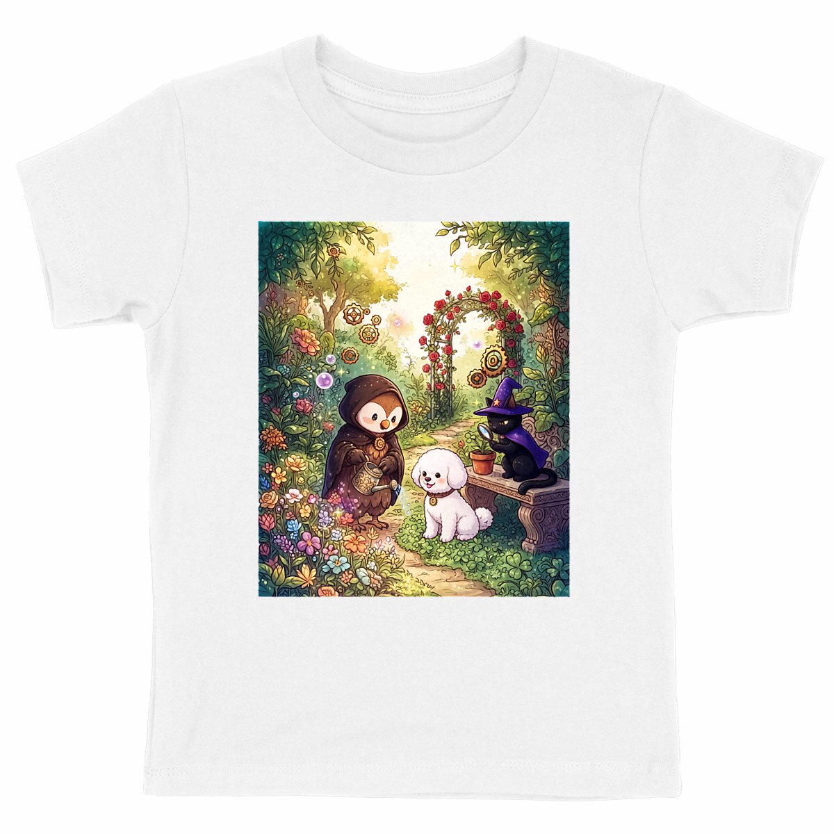 T-shirt Enfant Epais - Jardin fleuri - Image