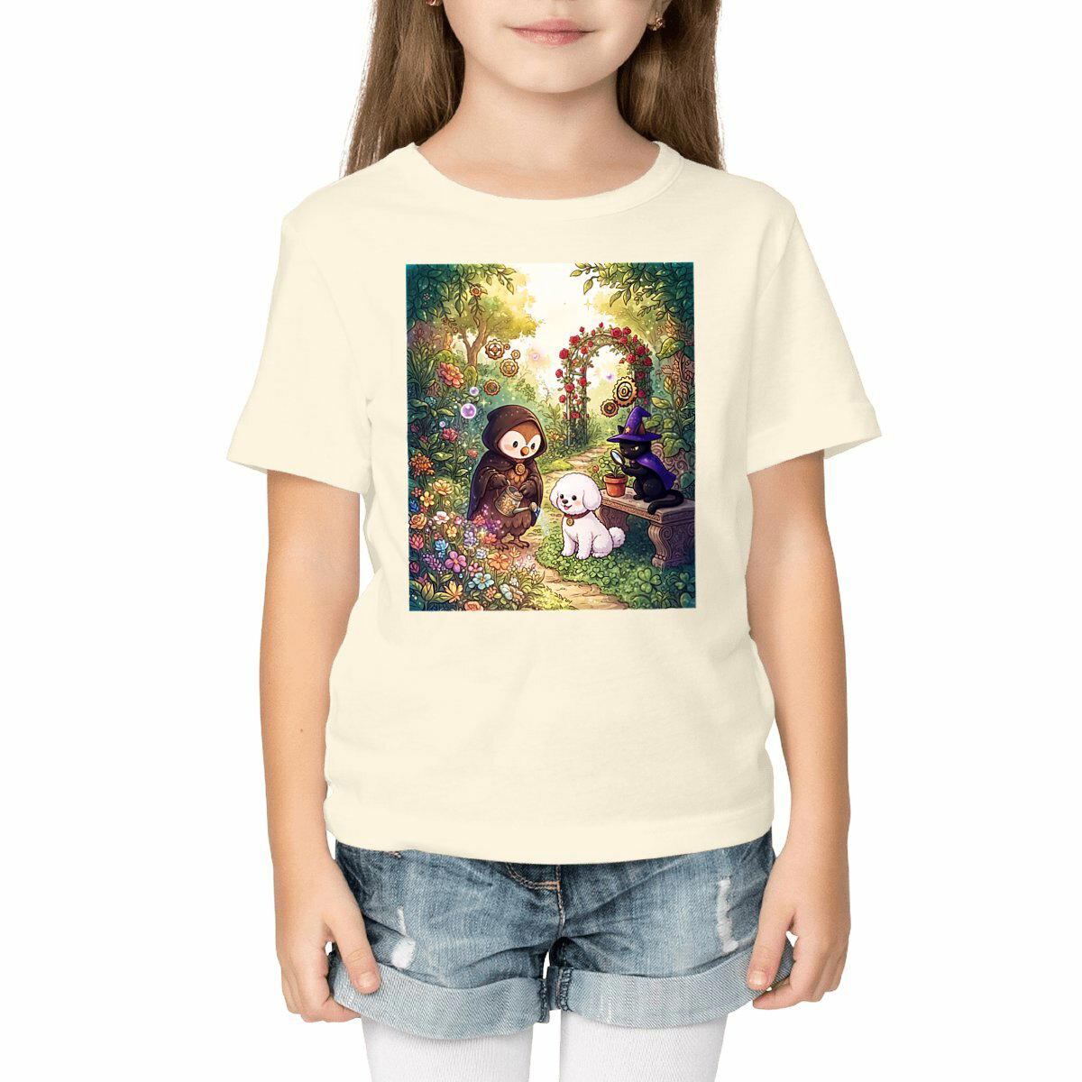 T-shirt Enfant Epais - Jardin fleuri