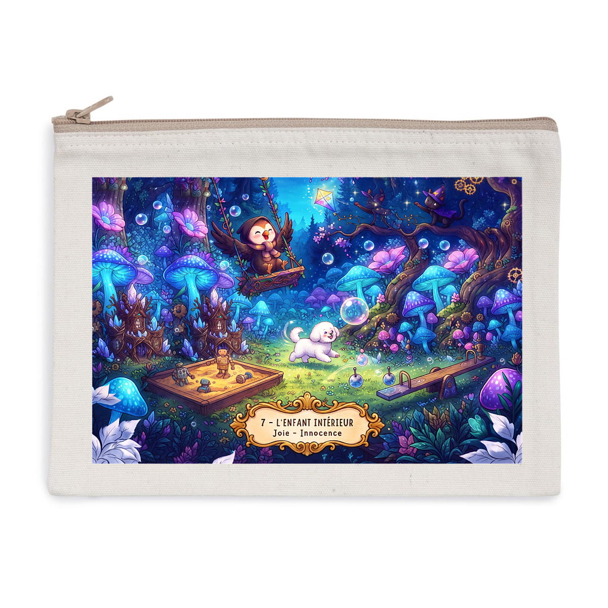 Pochette zippée recyclée - Enfant intérieur - Image