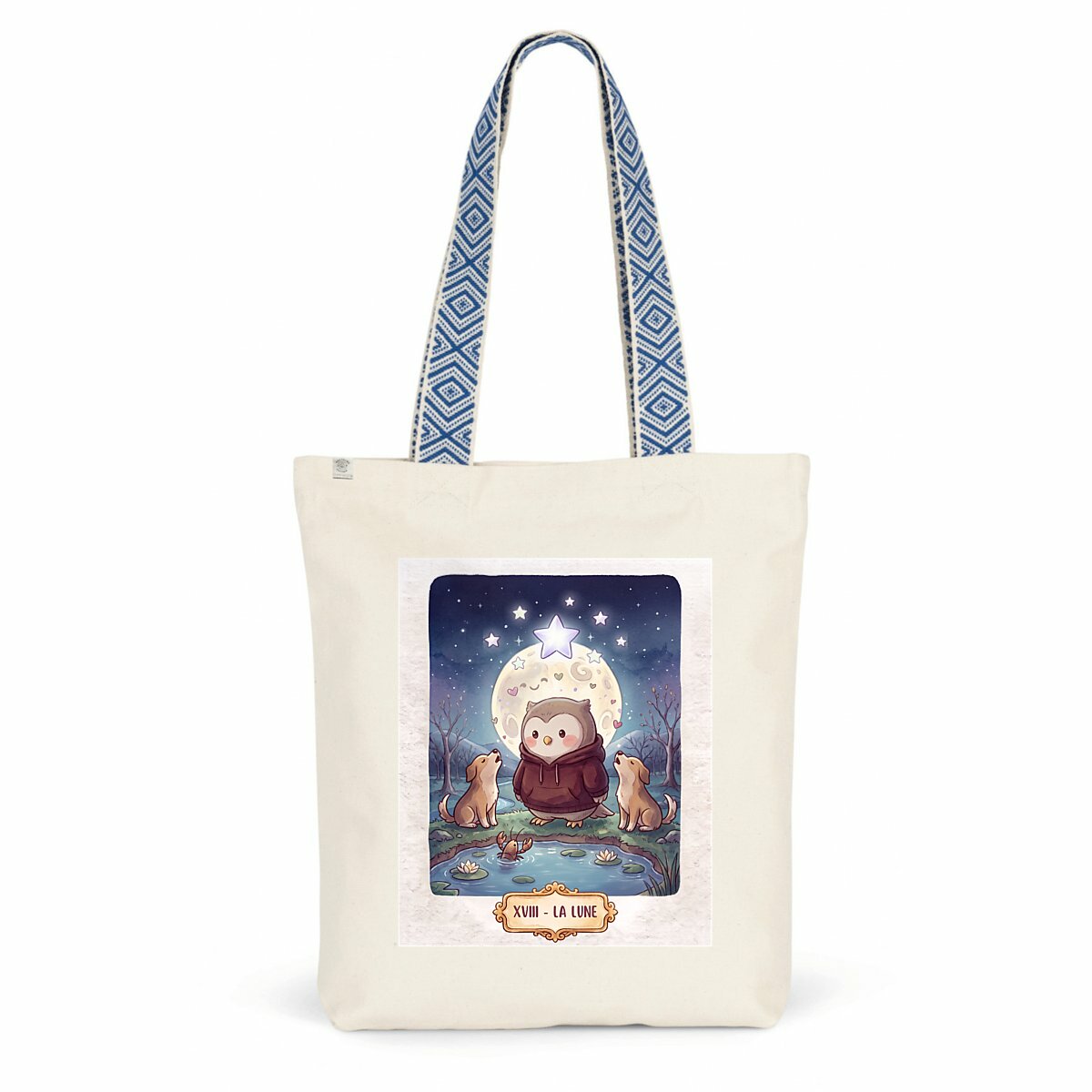 Totebag ethnique - La lune - Image