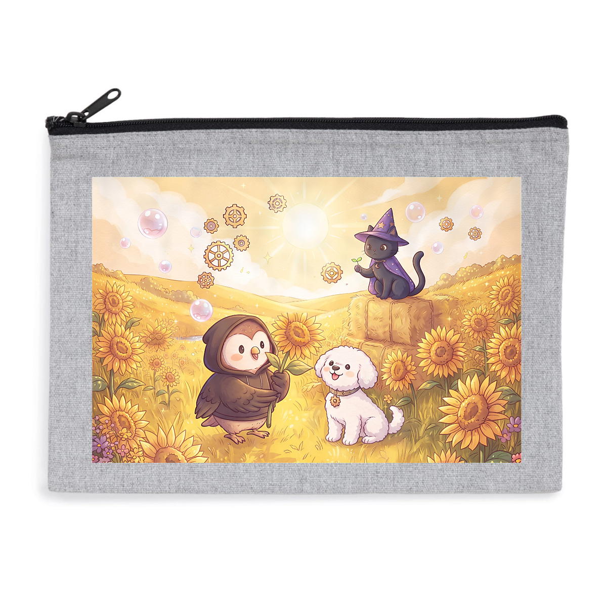 Pochette zippée recyclée - Été