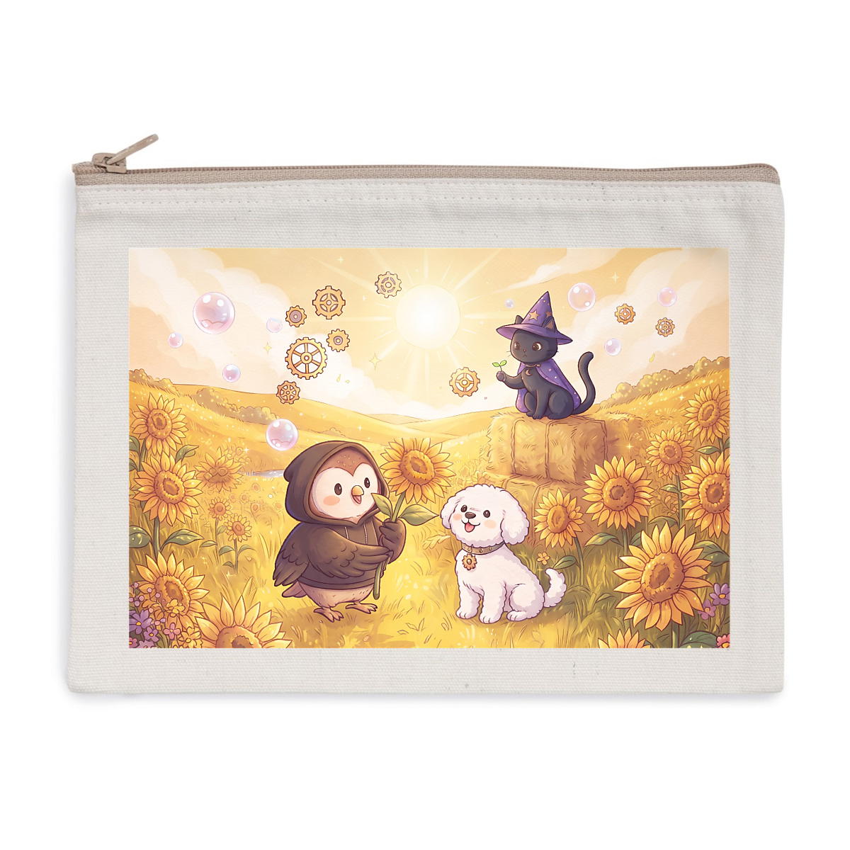 Pochette zippée recyclée - Été - Image