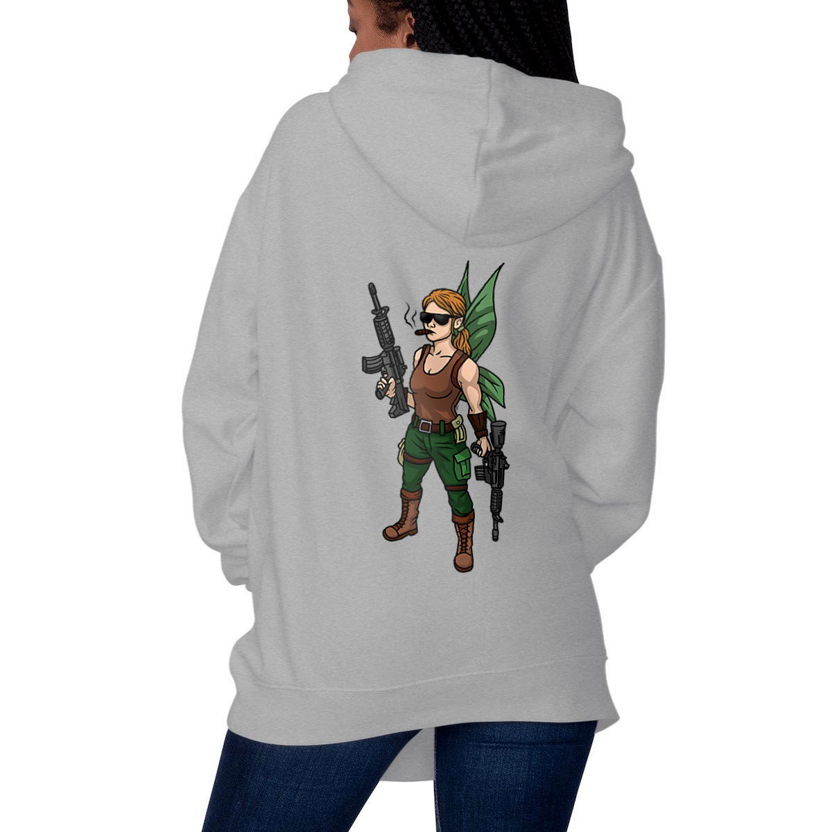Sweat à capuche unisexe avec Fée 