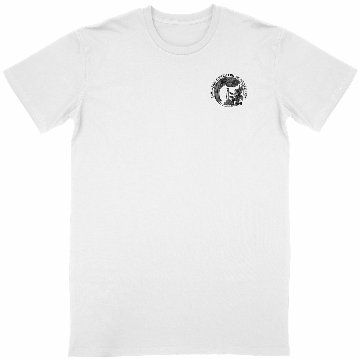 T-shirt classique unisexe avec fée arc-en-ciel - Image