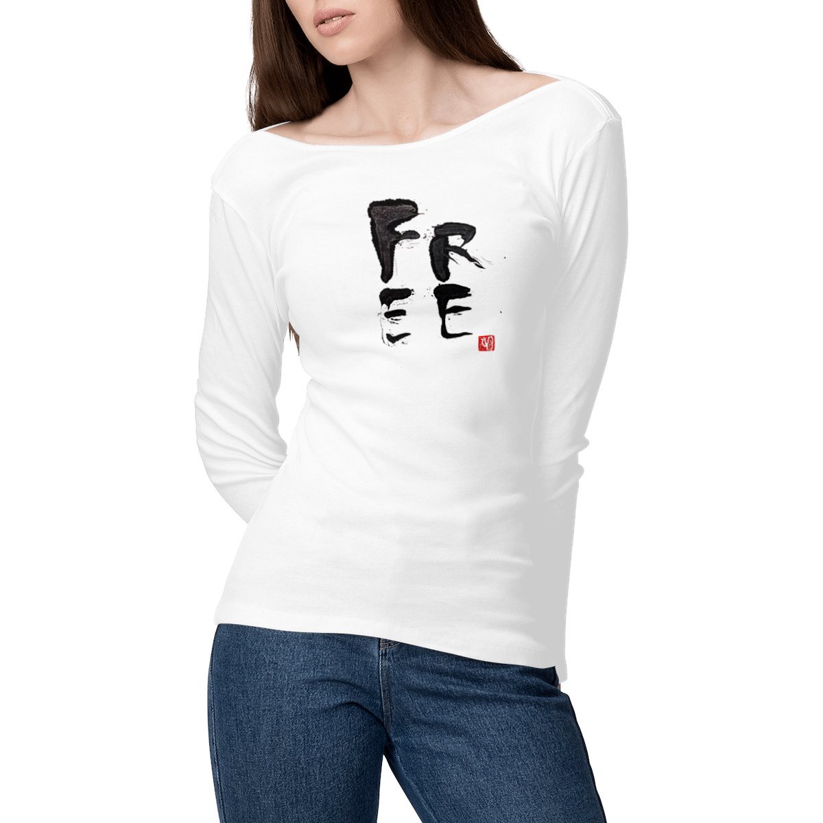 Image front Women's Long Sleeve "FREE"