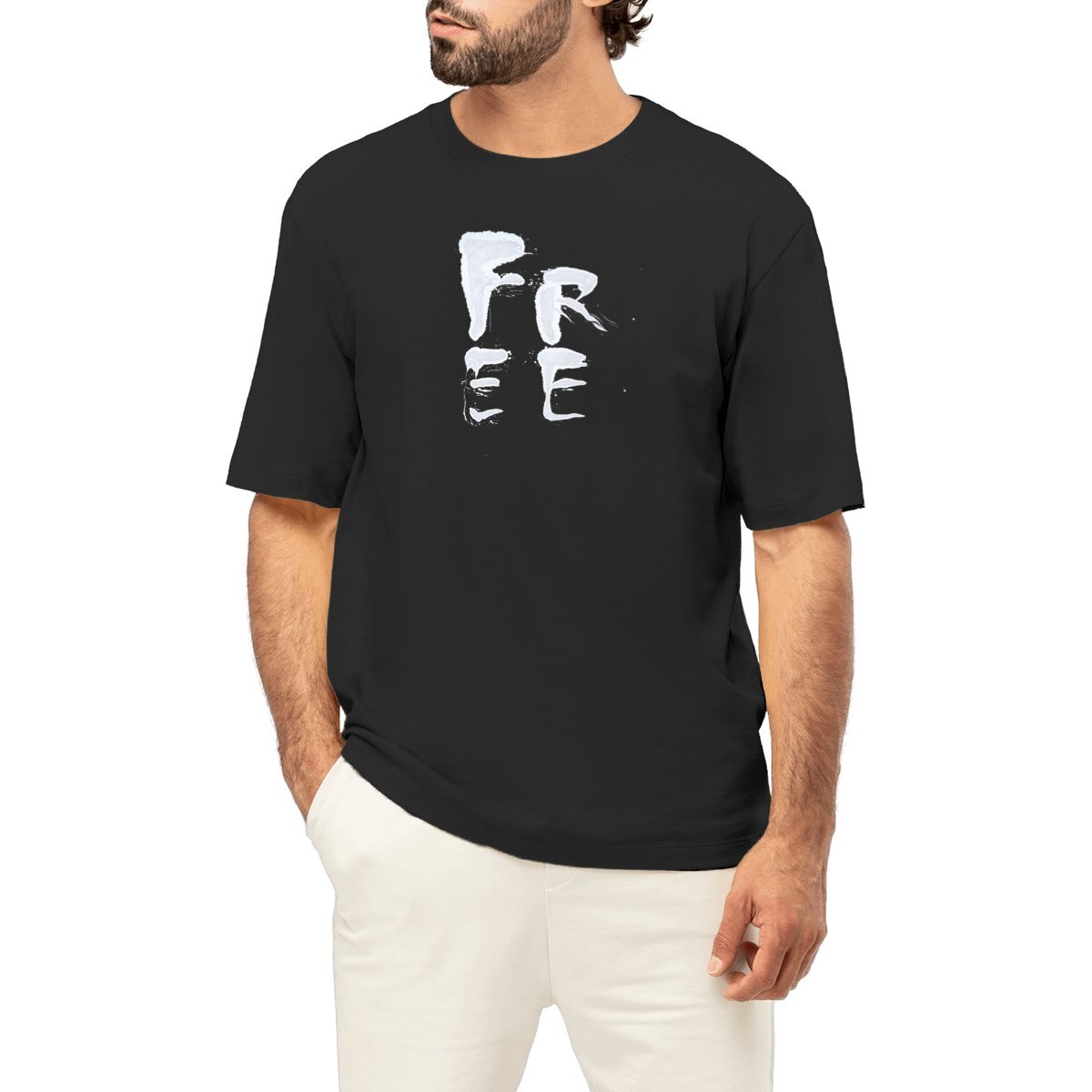 Image front Free with the store logo. Oversized cut 