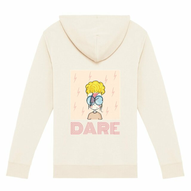 Image front Zip hoodie - DARE to be different