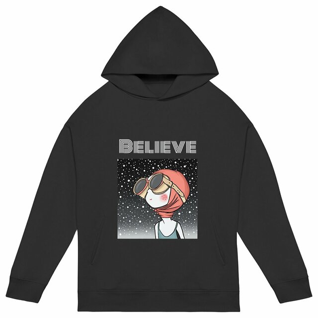Image front Oversized hoodie - BELIEVE in the Impossible