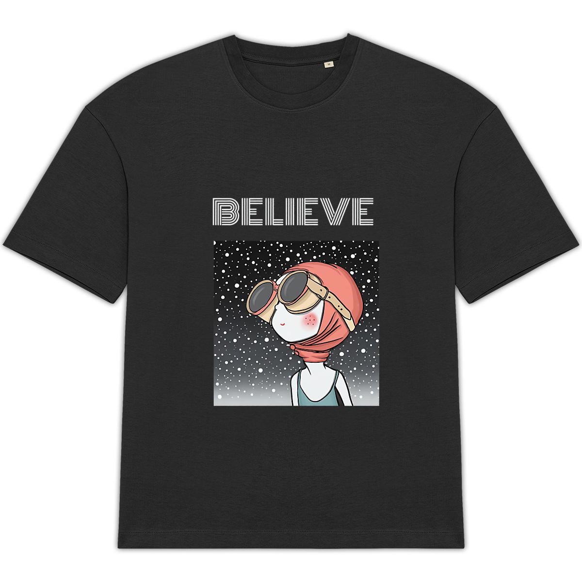 Image front Oversized t-shirt - BELIEVE in the impossible