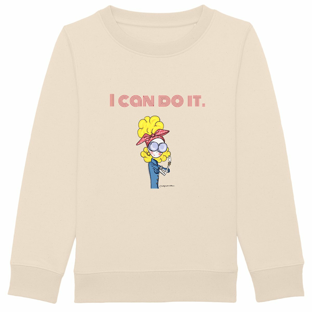 Image front Kids Heavyweight Sweatshirt - I CAN DO IT