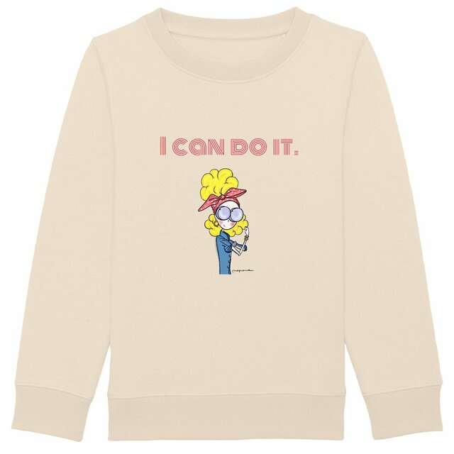 Image front Kids Heavyweight Sweatshirt - I CAN DO IT