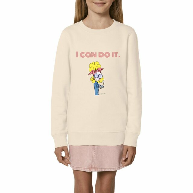 Image front Kids Heavyweight Sweatshirt - I CAN DO IT