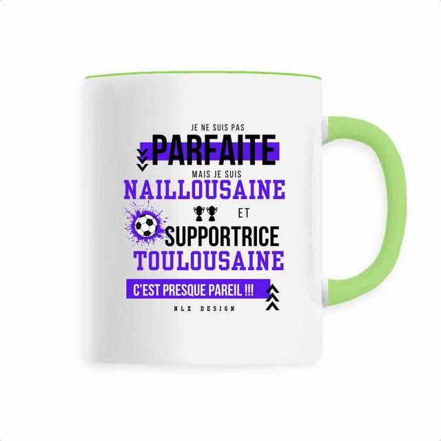 Image back Mug céramique - Premium / Nailloux Foot Femme