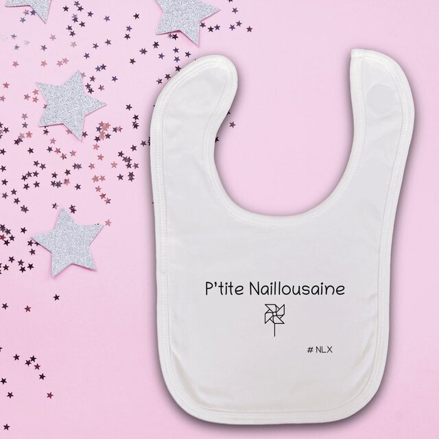 Image front Bavoir - Premium Plus / P'tite Naillousaine