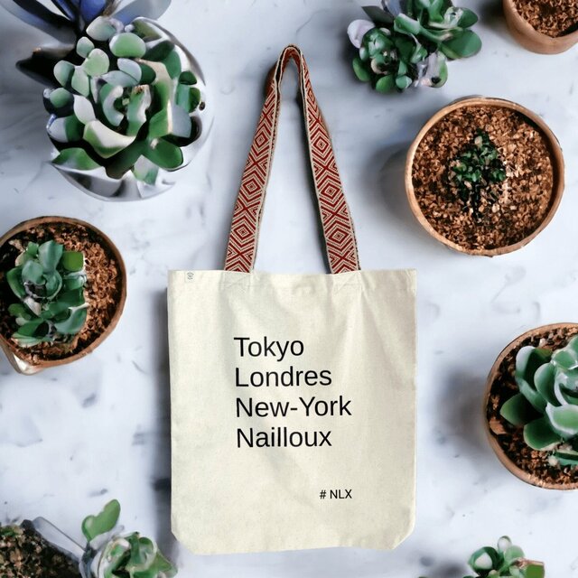 Image front Capitales / Totebag ethnique - Premium Plus