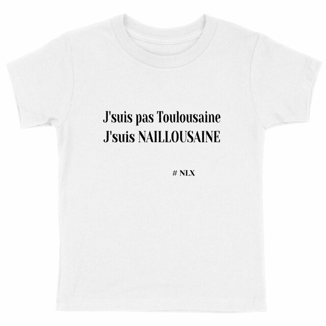 Image back T-shirt Enfant - Premium Plus / J'suis Naillousaine