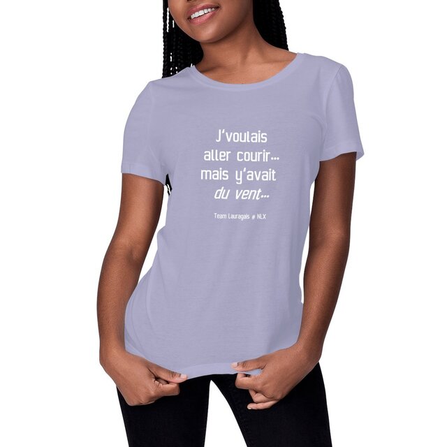 Image front T-shirt Femme - Premium Plus / Y'avait du vent
