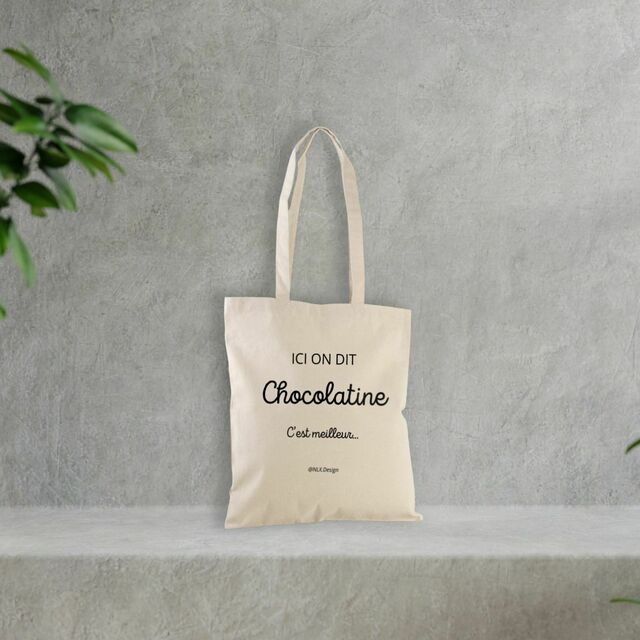 Image front Totebag épais - Premium Plus / Chocolatine