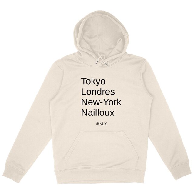 Image back Capitales / Sweat à capuche Mixte - Premium Plus