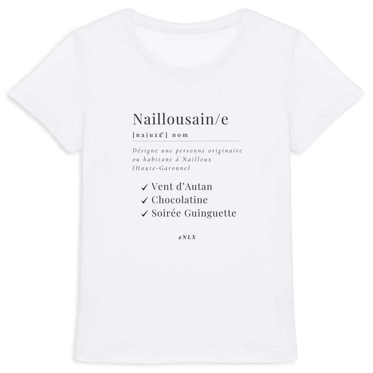 Image back T-shirt Femme - Premium Plus / Vent Choco Guinguette