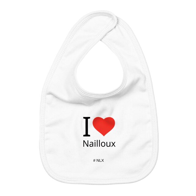 Image back Bavoir - Premium Plus / I love Nailloux