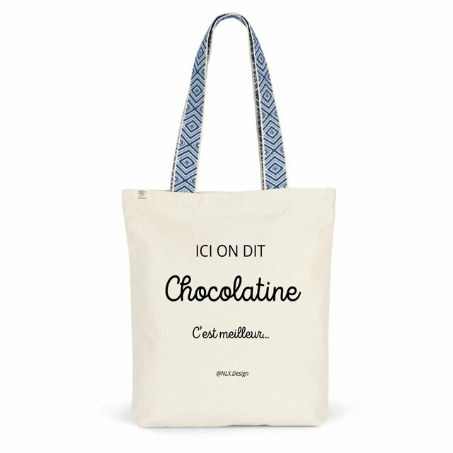 Image back Totebag ethnique - Premium Plus / Chocolatine