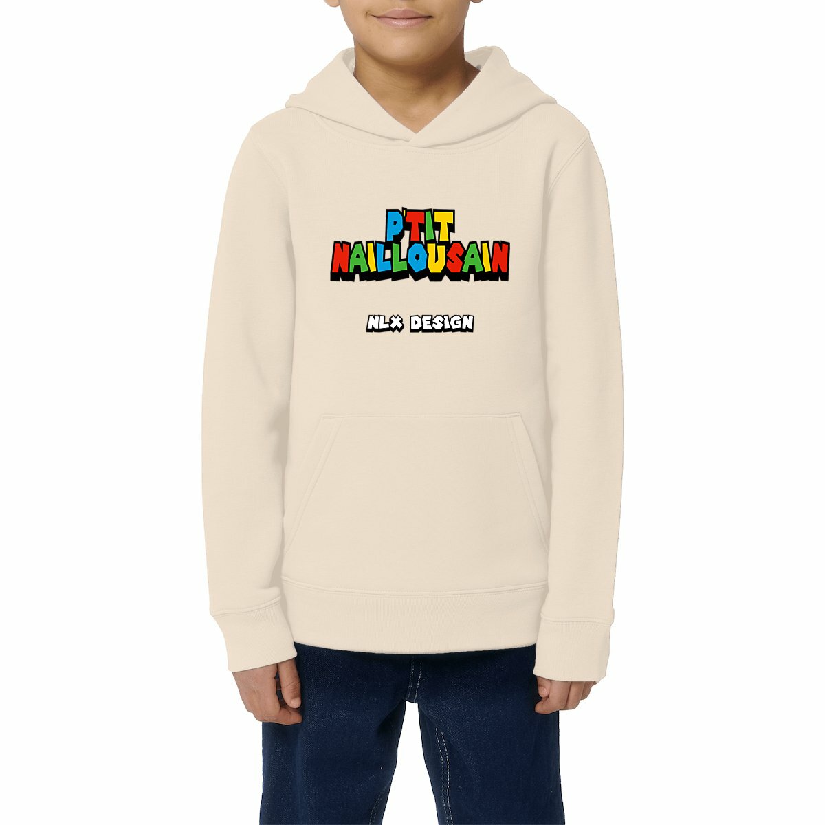 Image front Sweat à capuche Enfant - Premium Plus / P'tit naillousain mario