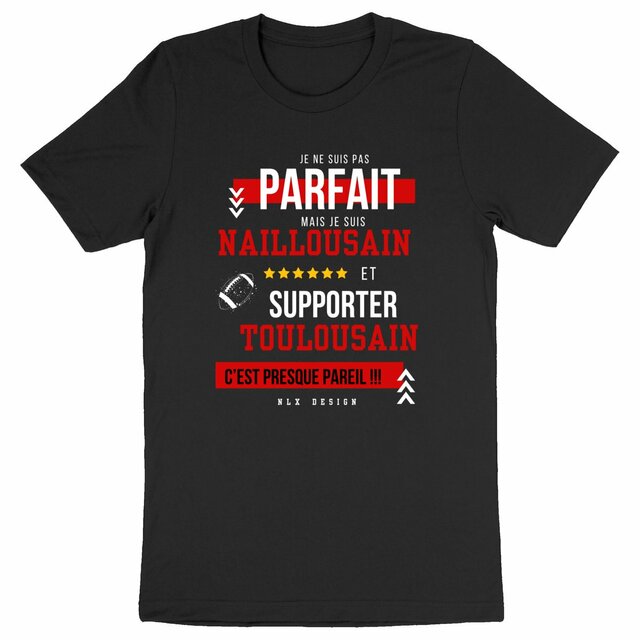 Image back T-shirt Homme épais - Premium Plus / Nailloux rugby Homme