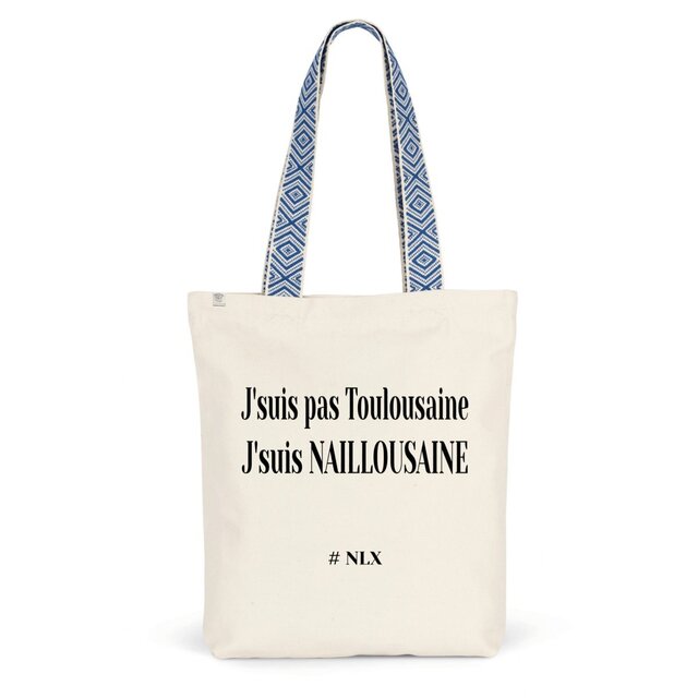 Image back Totebag ethnique - Premium Plus / J'suis Naillousaine