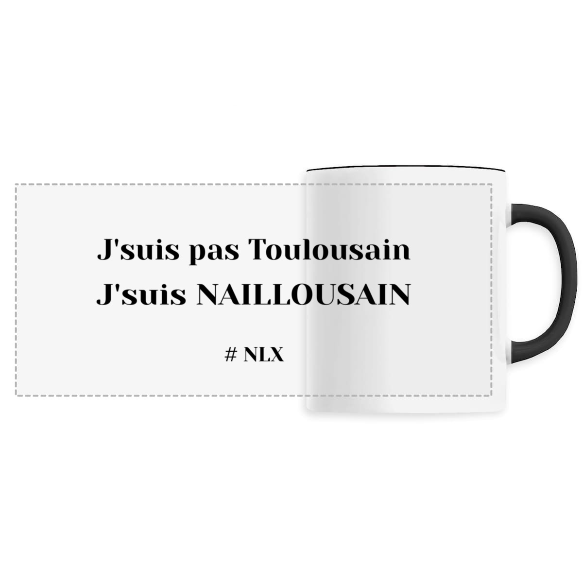 Image back Mug céramique - Premium / J'suis Naillousain
