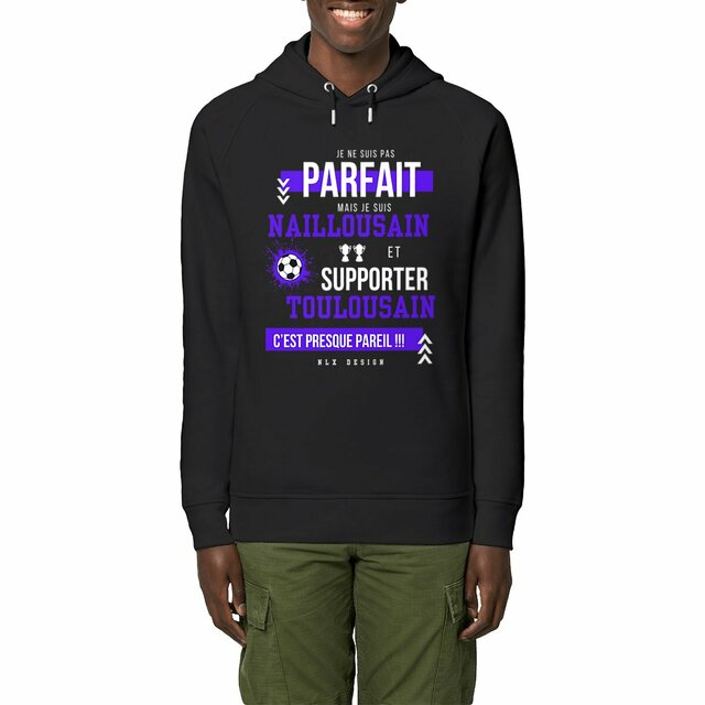 Image front Sweat à capuche avec poches latérales - Premium Plus / Nailloux Foot Homme