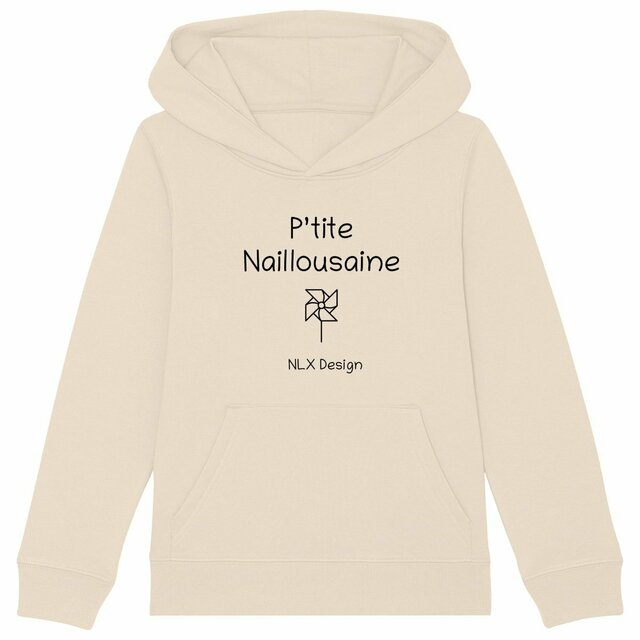 Image back Sweat à capuche Enfant - Premium Plus / P'tite Naillousaine