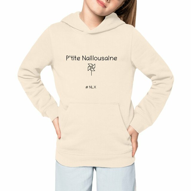 Image front Sweat à capuche Enfant - Premium Plus / P'tite Naillousaine