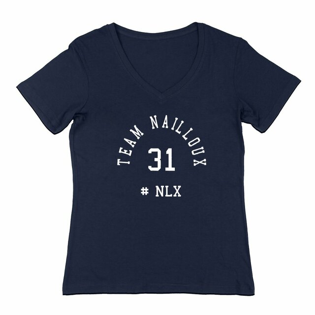 Image back T-shirt Femme Col V - Change / Team Nailloux 31