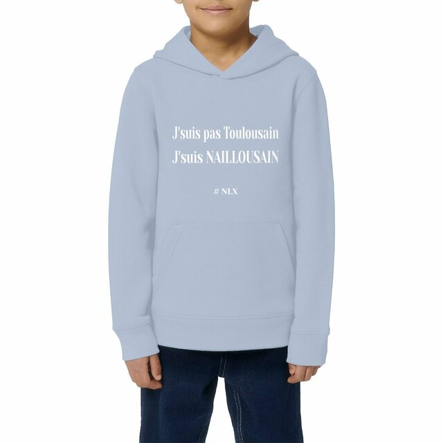 Image front Sweat à capuche Enfant - Premium Plus / J'suis Naillousain