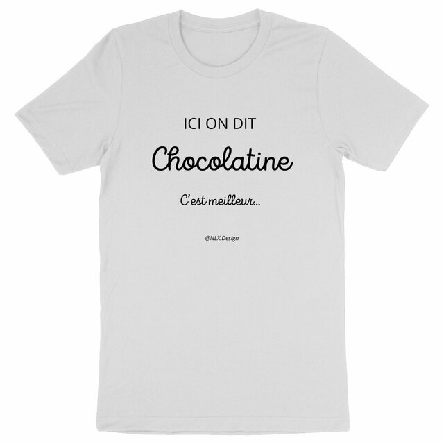 Image back T-shirt Mixte épais - Premium Plus / Chocolatine