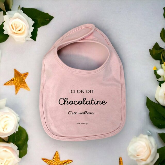 Image front Bavoir - Premium Plus / Chocolatine