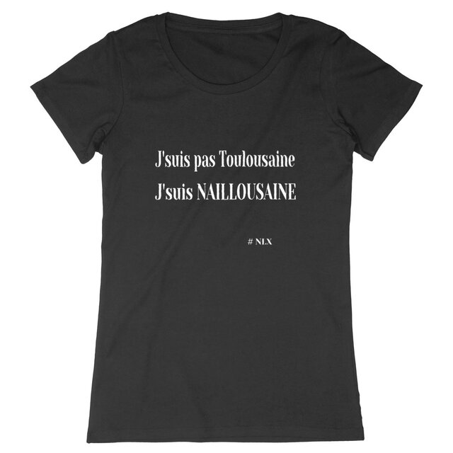 Image back T-shirt Femme - Premium Plus / J'suis Nailousaine