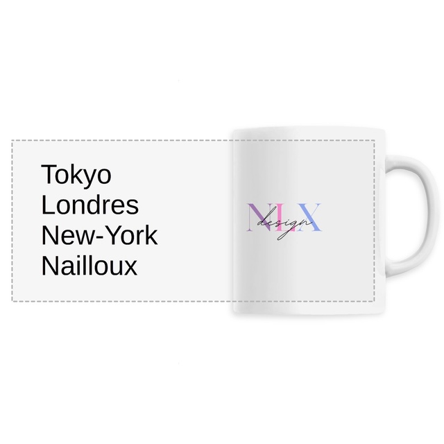 Image front Capitales / Mug céramique - Panoramique - Premium