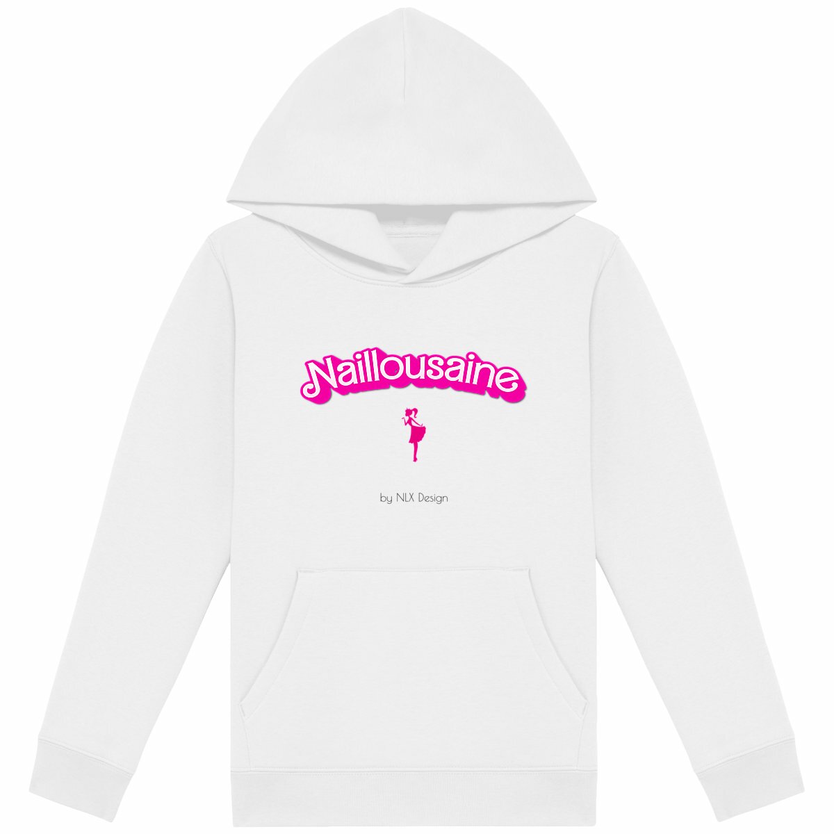 Image back Sweat à capuche Enfant - Premium / Poupée naillousaine