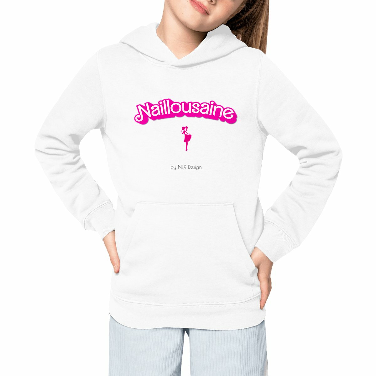 Image front Sweat à capuche Enfant - Premium / Poupée naillousaine
