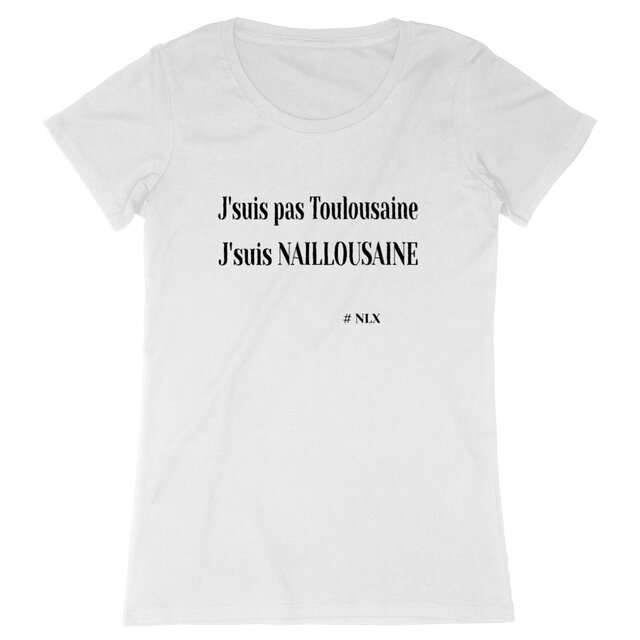 Image back T-shirt Femme - Premium Plus / J'suis Naillousaine