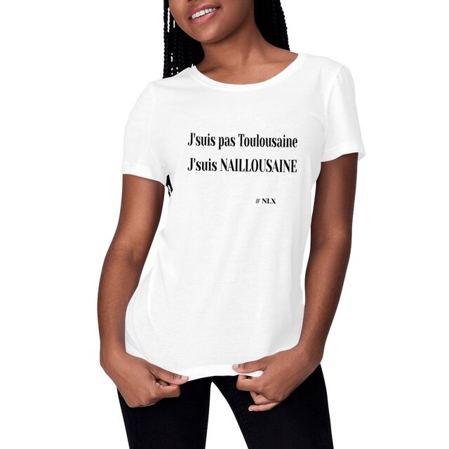 Image front T-shirt Femme - Premium Plus / J'suis Naillousaine