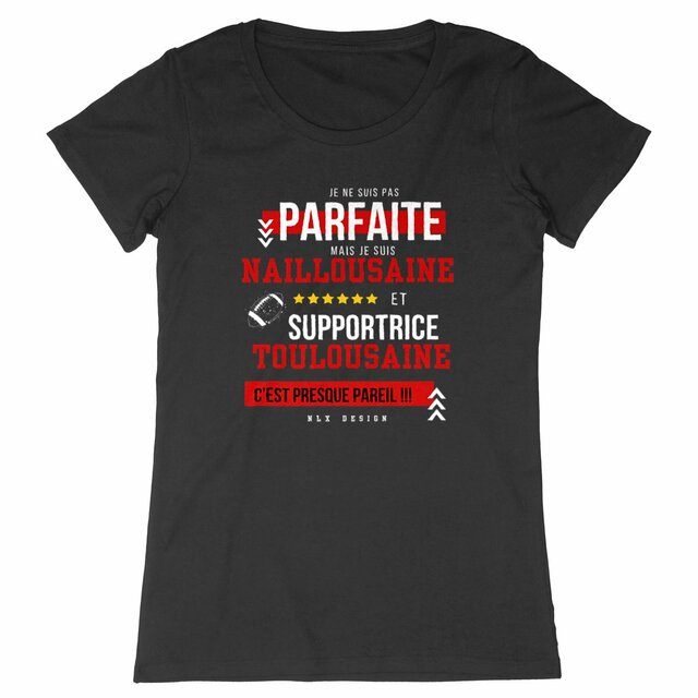 Image back T-shirt Femme - Premium Plus / Nailloux rugby Femme