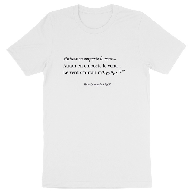 Image back T-shirt mixte épais - Premium Plus / Autant en emporte le vent