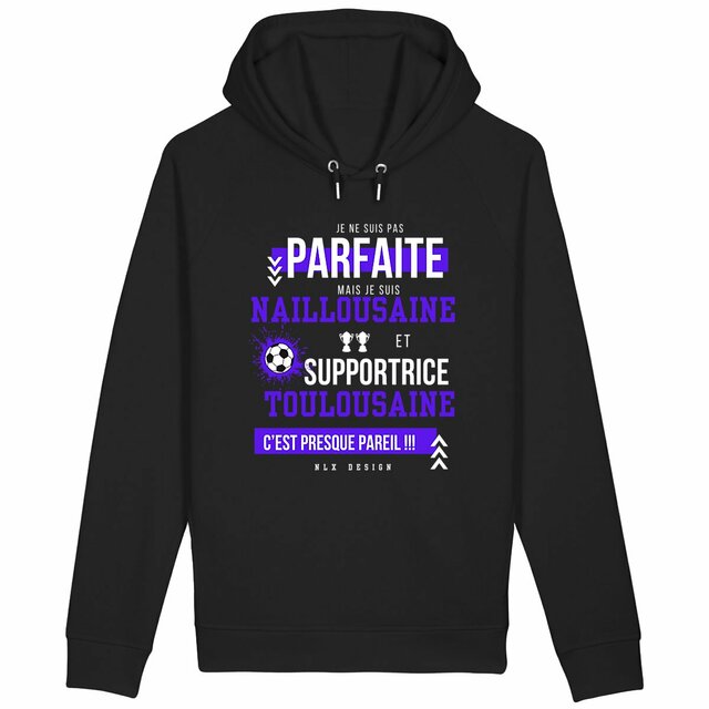 Image front Sweat à capuche avec poches latérales - Premium Plus / Nailloux Femme Foot