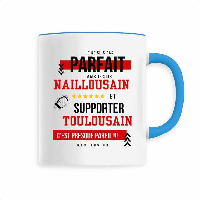 Image back Mug céramique - Premium / Nailloux rugby Homme